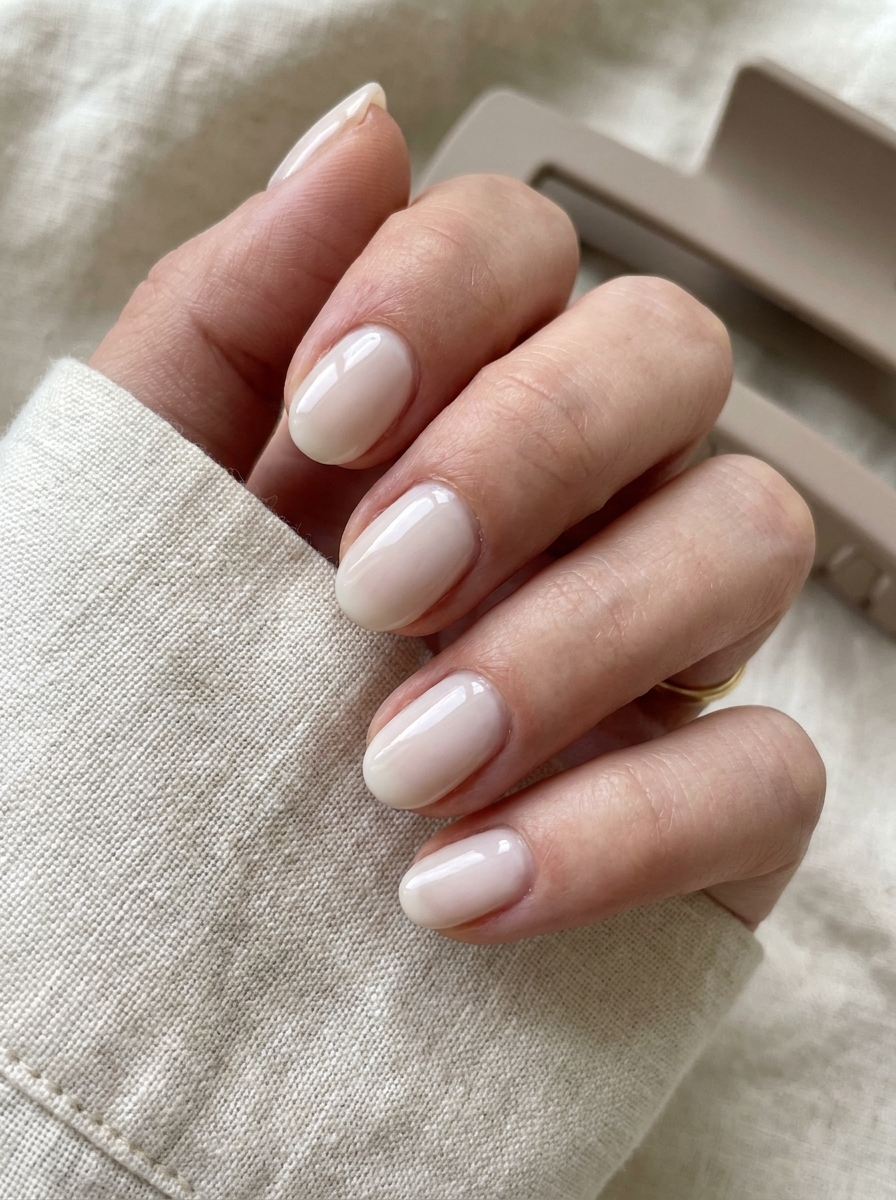Milky Gloss Nails als Milky Nails Inspiration 2026